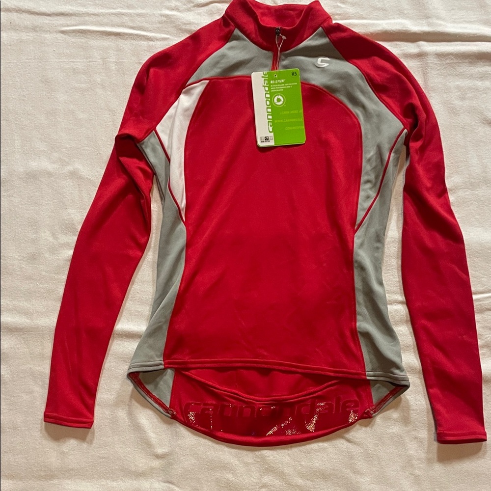 Cannondale Women's Red and Gray Utility Jacket